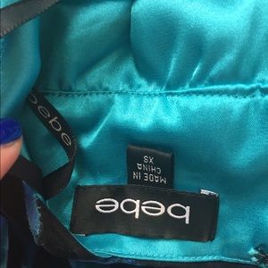 Bebe halter dress size ca